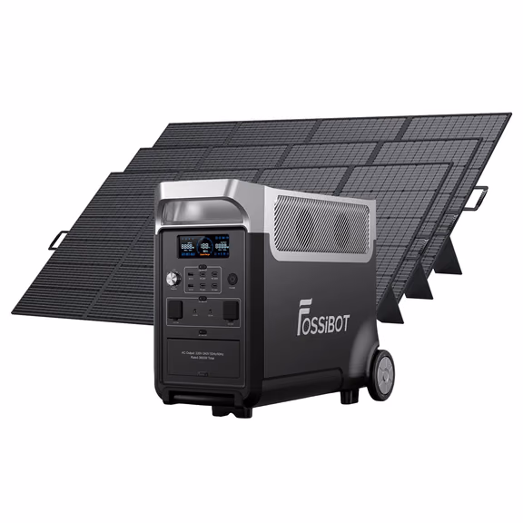 FOSSiBOT F3600 Pro Solar Generator Kit – F3600 Pro+4*420W Solar Panel