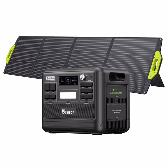 FOSSiBOT F2400 Solar Generator Kit – F2400+1*200W Solar Panel