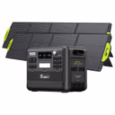 FOSSiBOT F2400 Solargenerator | 2400W 2048Wh – Mit 1 x SP400 Pro 400W Bifaziales Solarpanel (400W)