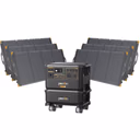 Pecron F5000LFP 7200W 5120Wh 120V/240V Portable Power Station – Pecron F5000LFP + + 1 x FP5000-48V 5120Wh Extra Battery / 6 x PV300 300W Portable Solar Panels