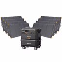 Pecron F5000LFP 7200W 5120Wh 120V/240V Portable Power Station – Pecron F5000LFP + + 1 x FP5000-48V 5120Wh Extra Battery / 8 x PV300 300W Portable Solar Panels