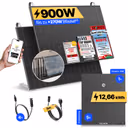 onLite: 900 Watt Balkonkraftwerk – Balkon / Solakon ONE + 5 x Solakon ONE Erweiterungsspeicher / 3m