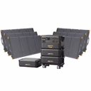 Pecron F5000LFP 7200W 5120Wh 120V/240V Portable Power Station – Pecron F5000LFP + + 3 x FP5000-48V 5120Wh Extra Batteries / 6 x PV300 300W Portable Solar Panels