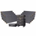 Pecron F5000LFP 7200W 5120Wh 120V/240V Portable Power Station – Pecron F5000LFP + + 3 x FP5000-48V 5120Wh Extra Batteries / 8 x PV300 300W Portable Solar Panels