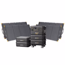 Pecron F5000LFP 7200W 5120Wh 120V/240V Portable Power Station – Pecron F5000LFP + + 4 x FP5000-48V 5120Wh Extra Batteries / 4 x PV300 300W Portable Solar Panels