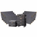 Pecron F5000LFP 7200W 5120Wh 120V/240V Portable Power Station – Pecron F5000LFP + + 4 x FP5000-48V 5120Wh Extra Batteries / 8 x PV300 300W Portable Solar Panels