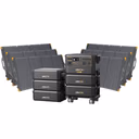 Pecron F5000LFP 7200W 5120Wh 120V/240V Portable Power Station – Pecron F5000LFP + + 5 x FP5000-48V 5120Wh Extra Batteries / 6 x PV300 300W Portable Solar Panels