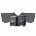 Pecron F5000LFP 7200W 5120Wh 120V/240V Portable Power Station – Pecron F5000LFP + + 6 x FP5000-48V 5120Wh Extra Batteries / 4 x PV300 300W Portable Solar Panels