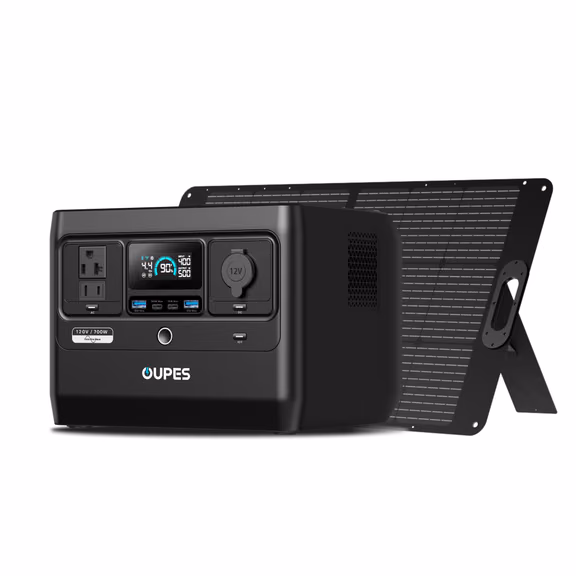 Exodus 700 + 100W Solar Panel | Solar Generator Kits