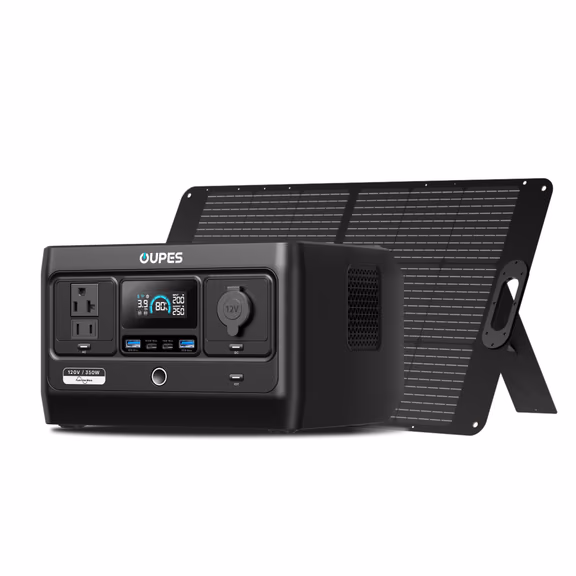 Exodus 350 + 100W Solar Panel | Solar Generator Kits