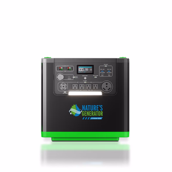 Natures Generator Lithium 6000 Power Station – Lithium 6000 Power Station