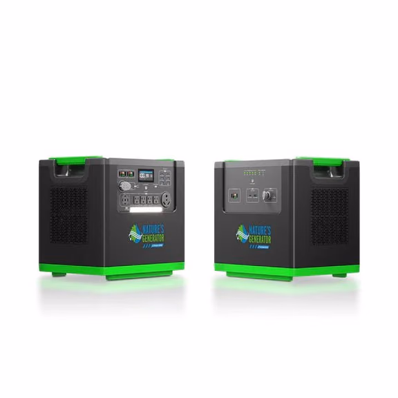 Natures Generator Lithium 6000 Power Station – Lithium 6000 Power Station + Lithium 6000 Power Pod