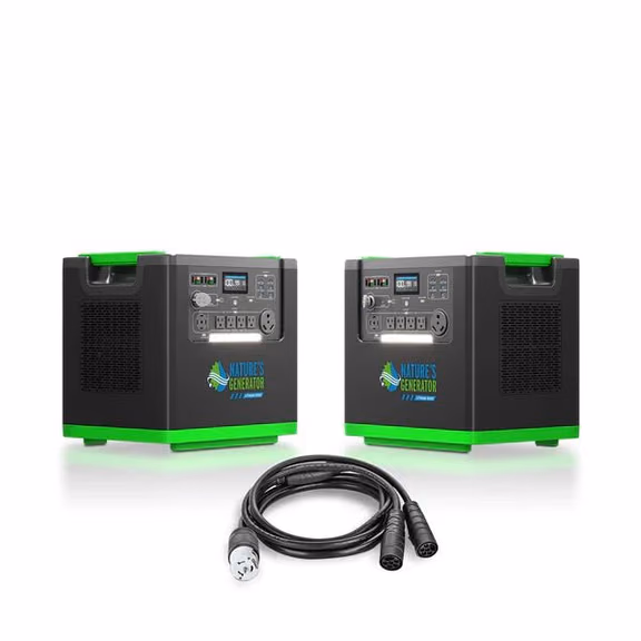 Natures Generator Lithium 6000 Power Station – x 2 Lithium 6000 Power Station
