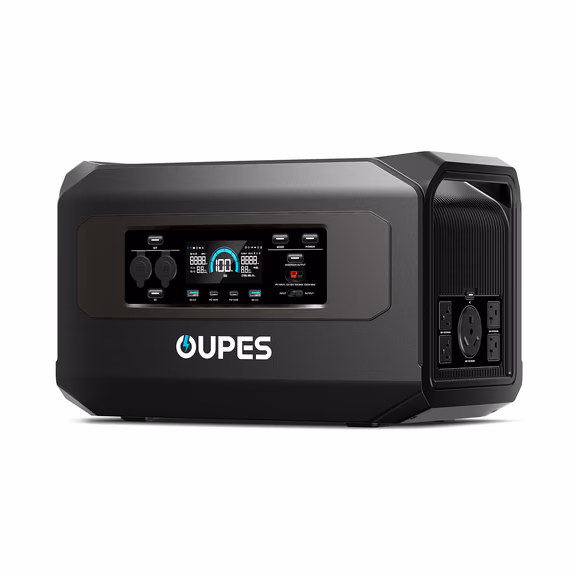 OUPES Mega 2 Pro Home Backup & Portable Power Station | 2500W, 2048Wh – Mega 2 Pro (Unit Only)