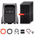 EcoFlow DELTA PRO 3 4096Wh 4000W Solar Generator + Choose Custom Solar Panel Bundle Option – DELTA PRO 3 + 4 x 250W Rigid Panels