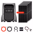 EcoFlow DELTA PRO 3 4096Wh 4000W Solar Generator + Choose Custom Solar Panel Bundle Option – DELTA PRO 3 + 6 x 250W Rigid Panels