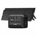 OUPES Mega 1 Lite Home Backup & Portable Power Station | 2000W 1024Wh – Mega 1 Lite + 240W Solar Panel*2