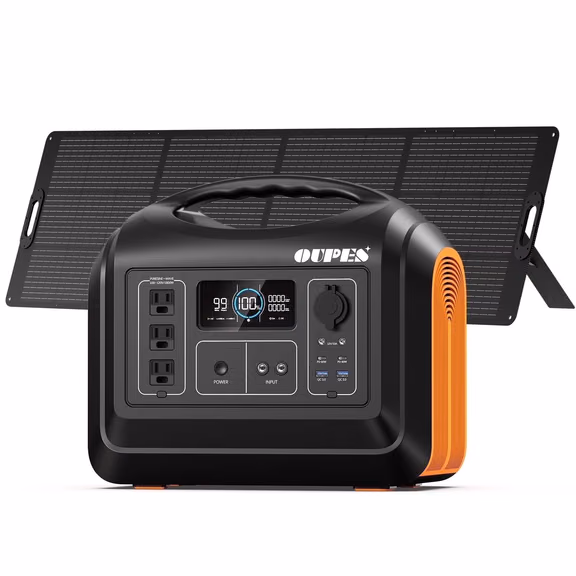 OUPES 1800W, 1488Wh Portable Power Station – OUPES 1800 + 240W Solar Panel