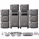Anker SOLIX F3800 Plus + Expansion Batteries – 2 x F3800 Plus + 8 x BP3800 Batteries