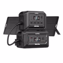Mega 1 + B2 Extra Battery + 240W Solar Panel | Solar Generator Kit
