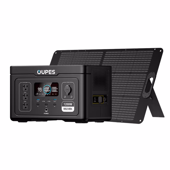 OUPES Exodus 1200 + 100W Solar Panel | Solar Generator Kits