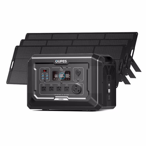 Mega 2 + 3*240W Solar Panel | Solar Generator Kit