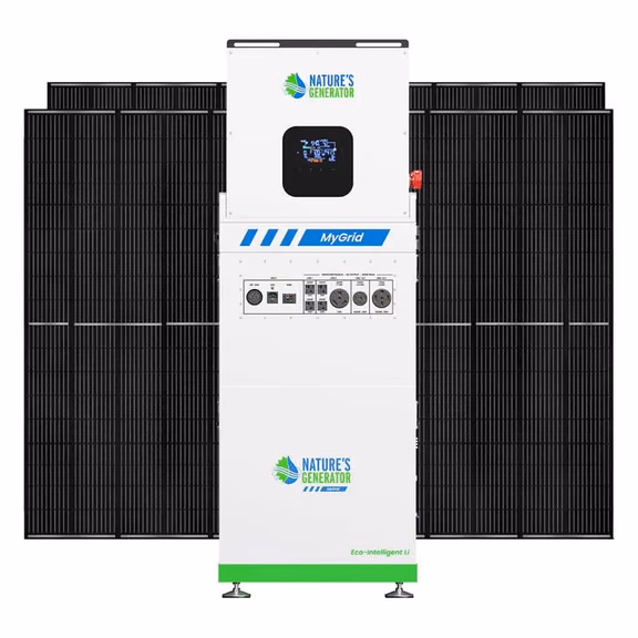 Natures Generator MyGrid 10K With 4 x 410W Rigid Solar Panel