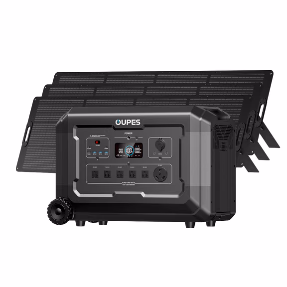 Mega 5 + 3*240W Solar Panel | Solar Generator Kit