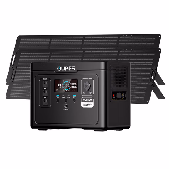 OUPES Exodus 1500 + 2*240W Solar Panel | Solar Generator Kits