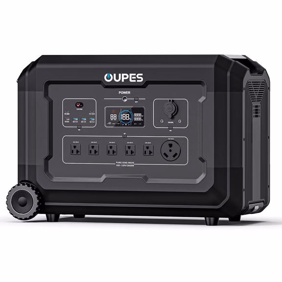 OUPES Mega 3 Home Backup & Portable Power Station | 3600W 3072Wh – Mega 3 (Unit Only)