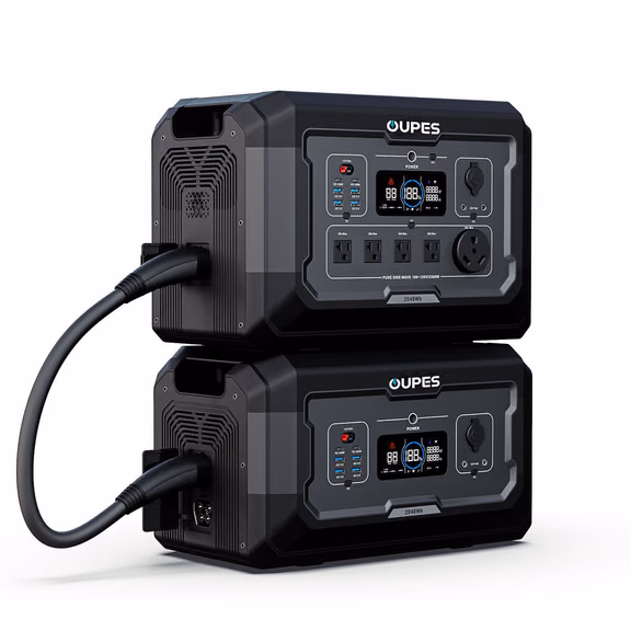 OUPES B2 Extra Home Backup Battery For Mega 2 Power Station – Mega 2 + 1 * B2 Extra Battery