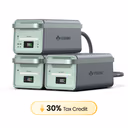 Yoshino B4000+2*EXB1 Expansion Battery Kit - 4000W/7735Wh