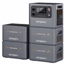AFERIY Haven3000 P300 Portable Power Station with Expandable Capacity 3000W 2048Wh – P300 + 4 x Extra Battery (10240Wh total)