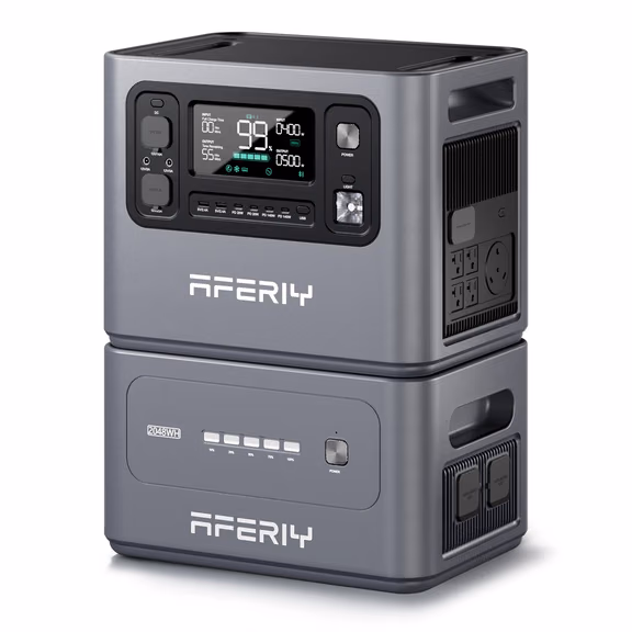 AFERIY Haven2800 P280 Portable Power Station with Expandable Capacity 2800W 2048Wh – P280 + 1 x Extra Battery (4096Wh total)