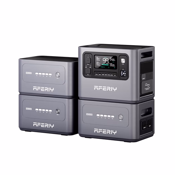 AFERIY Haven2800 P280 Portable Power Station with Expandable Capacity 2800W 2048Wh – P280 + 3 x Extra Battery (8192Wh total)