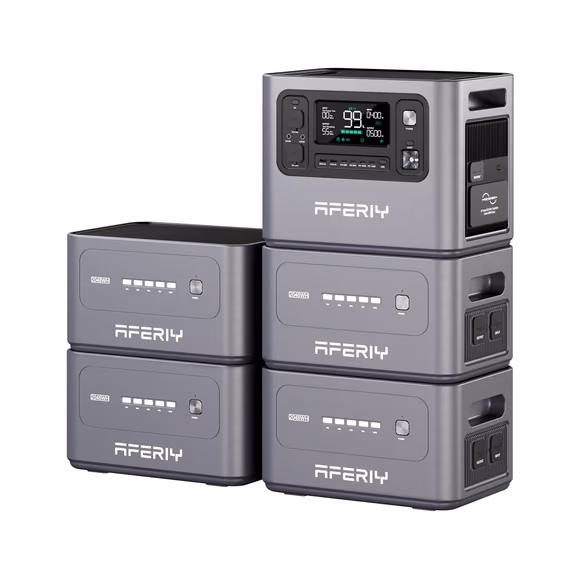 AFERIY Haven2800 P280 Portable Power Station with Expandable Capacity 2800W 2048Wh – P280 + 4 x Extra Battery (10240Wh total)