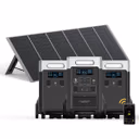 AFERIY Haven3600 P310 3600W Solar Generator Kit with 3840Wh Expansion Battery – P310 + 2xP310-B 3600W, 11520Wh / 1 × 400W Solar Panel (total 400W)