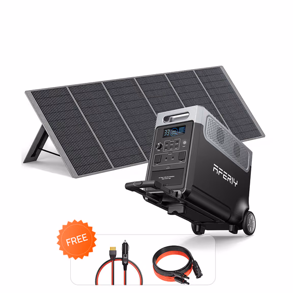 AFERIY Haven3600 P310 3600W Solar Generator Kit – AF-P310 + 400W Solar Panel