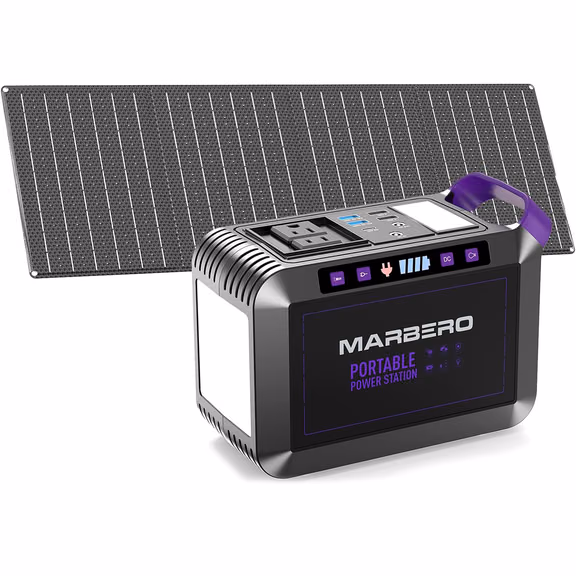 MARBERO 172Wh Solar Generator with 40W Solar Panel Included