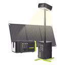 MARBERO 118Wh Solar Generator with Telescopic Camping Lights (30W Solar Panel Included)