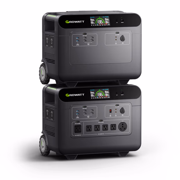 Growatt HELIOS 3600 Portable Power Station – HELIOS 3600+ Extra Battery
