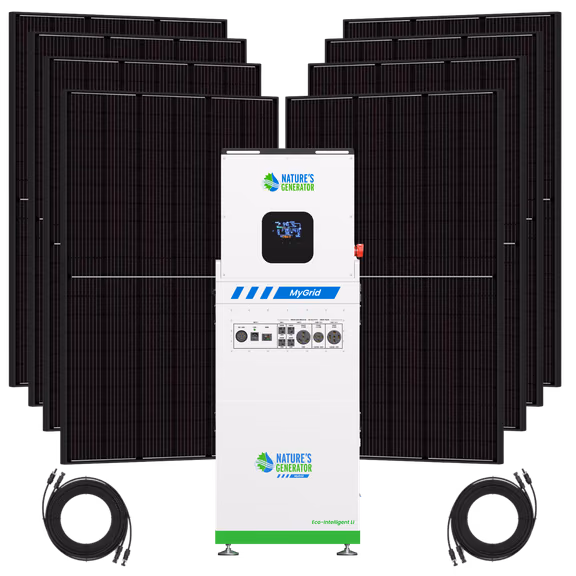 MyGrid 10K Gen 2 Solar Generator for Home – MyGrid 10K Gen 2 + 8x 440W Rigid Bifacial Panel