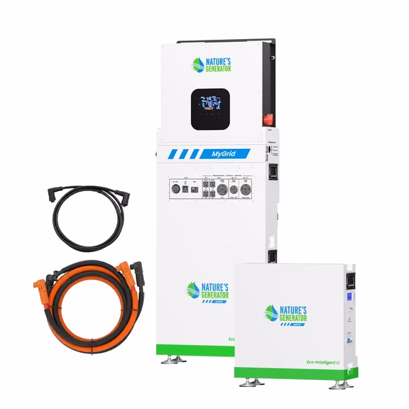 MyGrid 10K Gen 2 Whole Home Generator – MyGrid 10K Gen 2 + MyGrid 10K Solar Battery