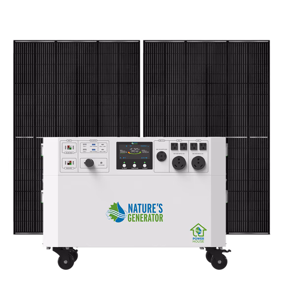 Powerhouse Gen 2 Whole Home Solar Generator – Powerhouse + 2x 440W Rigid Bifacial Panel