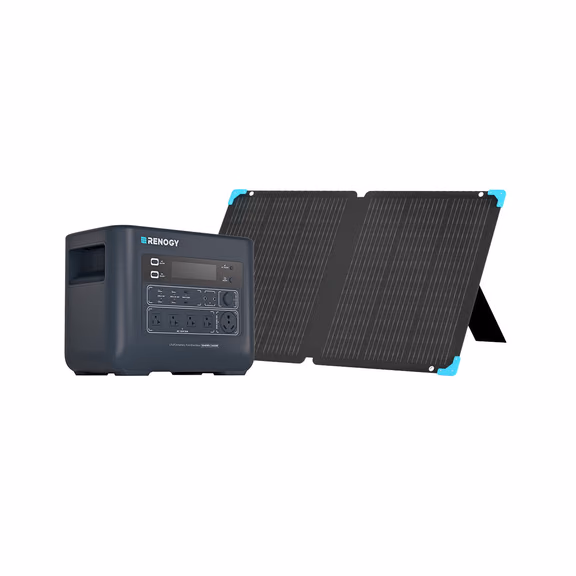 PowerStation 2000 Solar Generator Kit — 120W Panel Included