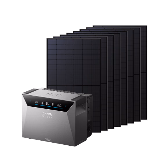 Anker SOLIX Solarbank 4 E5000 Pro Balkonkraftwerk mit Speicher – Solarbank 4 E5000 Pro + 4000Wp Bifaziales Solarmodul