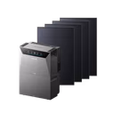 Anker SOLIX Solarbank 4 E5000 Pro Balkonkraftwerk mit Speicher – Solarbank 4 E5000 Pro + 1780Wp Bifaziales Solarmodul + 1× BP5000 Erweiterungsakku