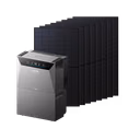 Anker SOLIX Solarbank 4 E5000 Pro Balkonkraftwerk mit Speicher – Solarbank 4 E5000 Pro + 4000Wp Bifaziales Solarmodul + 1× BP5000 Erweiterungsakku