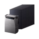 Anker SOLIX Solarbank 4 E5000 Pro Balkonkraftwerk mit Speicher – Solarbank 4 E5000 Pro + 5340Wp Bifaziales Solarmodul + 1× BP5000 Erweiterungsakku
