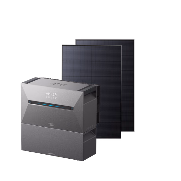 Anker SOLIX Solarbank 3 E2700 Pro Balkonkraftwerk mit Speicher – Solarbank 3 E2700 Pro + 890Wp Bifaziales Solarmodul + 1× BP2700 Erweiterungsakku